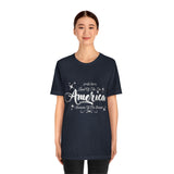 America Unisex Jersey Short Sleeve Tee