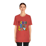 Peace Hope Love Unisex Jersey Short Sleeve Tee