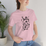 Salty But Sweet Black Unisex Jersey Short Sleeve Tee