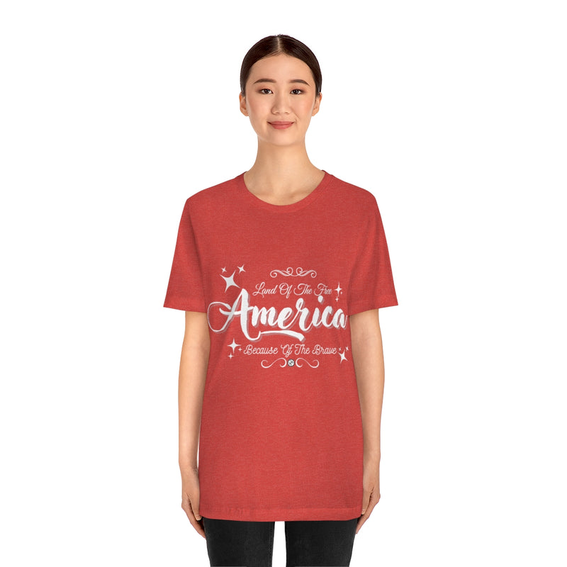 America Unisex Jersey Short Sleeve Tee