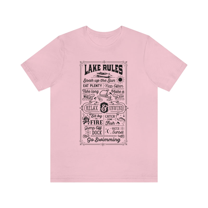 Lake Rules Unisex Jersey Short Sleeve Tee