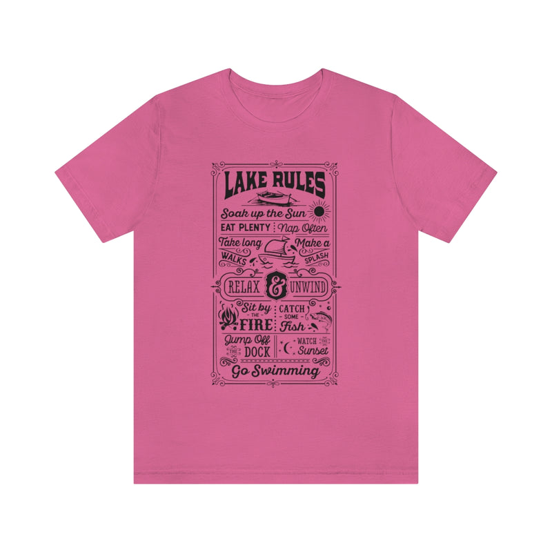 Lake Rules Unisex Jersey Short Sleeve Tee