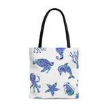 Sea Life AOP Tote Bag