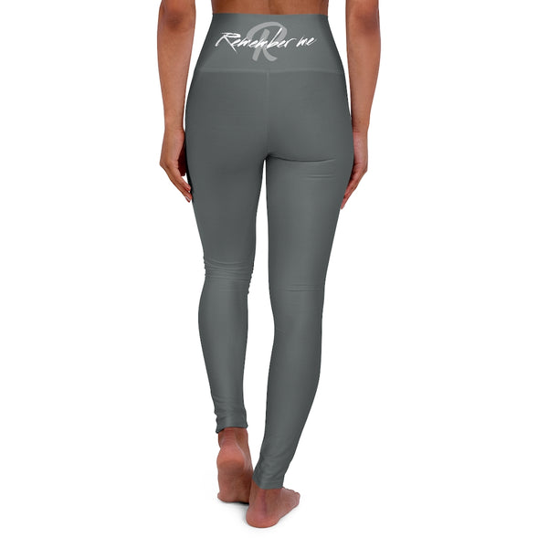 Grey High Waisted Yoga Leggings