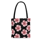 Black Hawaiian AOP Tote Bag - Remember Me by Kirsten Leigh